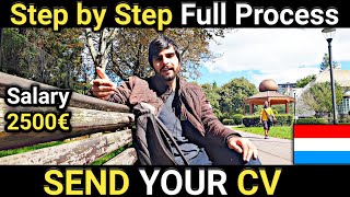 Luxembourg Work Visa in 45 Days  Luxembourg Country Work Visa  Jobs in Luxembourg  Europe Visa [upl. by Kezer]