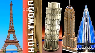 7 Iconic Landmarks 90 Earthquake Collapse [upl. by Jacobo]