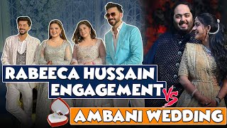 Rabeeca Hussain Ki Shadi Ambani Ka Record Tor Payegi  Full Engagement Function Vlog  wedding [upl. by Hadleigh353]