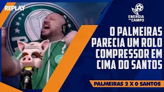 O PALMEIRAS PARECIA UM ROLO COMPRESSOR EM CIMA DO SANTOS  REPLAY ENERGIA EM CAMPO [upl. by Brittani]