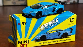 Mini GT  LB WORKS Lamborghini Aventador 4K Review [upl. by Thackeray338]