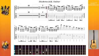 Diadems v2  Megadeth  Guitar [upl. by Nan]