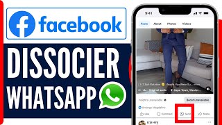 Comment Dissocier Un Compte Whatsapp De Facebook  En 2024 [upl. by Olifoet]