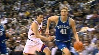 Dirk Nowitzkis First Career 20Point Game [upl. by Aihsat491]