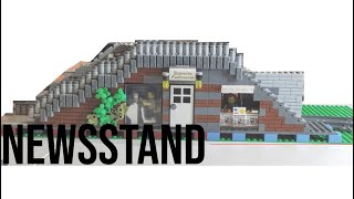 Lego Newsstand build  Lego City Build  EP 32 [upl. by Dennie855]