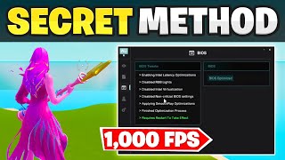 How PROS get INSANE FPS amp LOW INPUT DELAY in Fortnite [upl. by Datnow191]