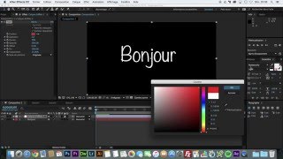 Texte manuscrit avec After Effects [upl. by Duhl]