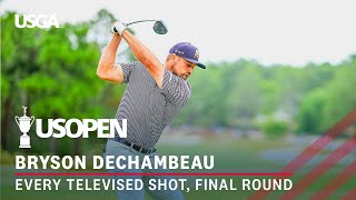 2024 US Open Highlights Bryson DeChambeau Final Round  Every Televised Shot [upl. by Ossy392]