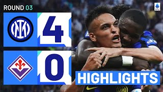 InterFiorentina 40  Lautaro and Thuram shine for Nerazzurri Goals amp Highlights  Serie A 202324 [upl. by Franza]