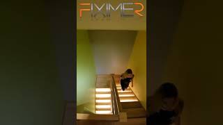 Staircase renovations with intelligent led light [upl. by Yrellav609]