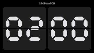 2 Minute Digital Stopwatch Timer  Perfect for Quick Tasks amp Challenges stopwatch [upl. by Akcinahs342]