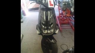 Aprilia SR 125 Tuning Project 172 Malossi [upl. by Cutlor]