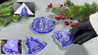 Christmas Napkin Holder Idea 🎄  Epoxy Resin [upl. by Enelyahs]