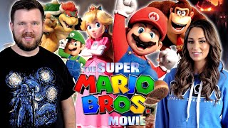 My wife watches THE SUPER MARIO BROS MOVIE for the FIRST time  Movie Reaction [upl. by Astrahan]