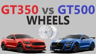 GT350 vs GT500 Wheels [upl. by Ahtram283]