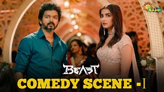 Beast Comedy Scenes  Vijay  Pooja Hegde  Super Hit comedy Adithya TV [upl. by Ransell579]