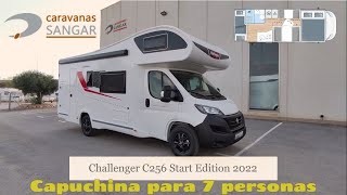 2022 Challenger C256 Start Edition Fiat  CAPUCHINA DE 7 PLAZAS  CARAVANAS SANGAR [upl. by Crisey416]