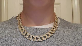 20 Cuban Link Chain From Amazon Review Is It Worth It BEST QUALITY EVER [upl. by Eednac]