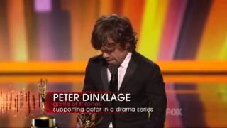 Peter Dinklage wins an EMMy for Game of Thrones 2011 [upl. by Tricia]