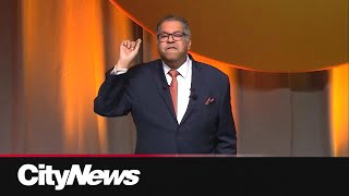 Nenshi unveils strategy for Premier bid at UCalgary Town Hall [upl. by Kelila]