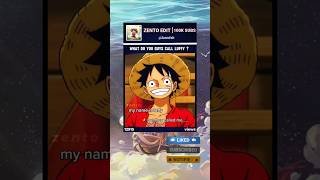 onepiece luffy [upl. by Nonnad]