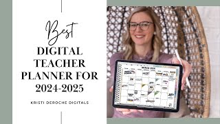 Best Digital Teacher Planner for 2024 Teacher Digital Planner  Goodnotes Planner  Back to school [upl. by Ayot593]