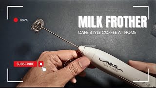 Unbox the Ultimate Coffee Upgrade ☕️ Nova Milk Frother Review amp Frothing Fun [upl. by Nivre]