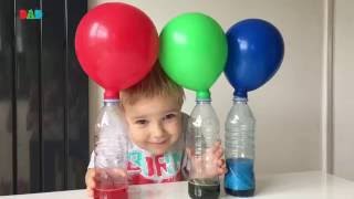 Baking Soda and Vinegar Balloon Experiment [upl. by Stringer540]