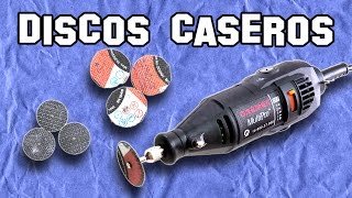 ✔ Cómo Hacer Discos Caseros para Dremel  How to Make Homemade Discs for Dremel [upl. by Llertnek]