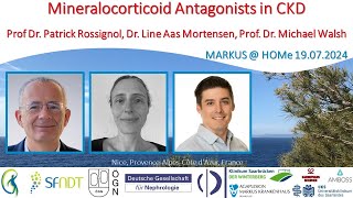 Mineralocorticoid Antagonists in CKD  Prof P Rossignol Dr L A Mortensen Prof M Walsh [upl. by Rodgers923]