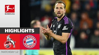 1 FC Köln  FC Bayern München  Highlights  Matchday 12 – Bundesliga 2324 [upl. by Valentina]