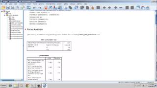 Interpreting factor analysis in SPSS [upl. by Annaej]