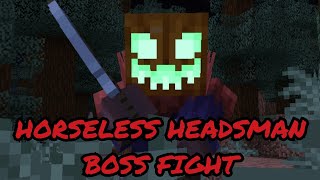 Minecraft Luminous Halloween Horseless Headsman Boss Fight  1204 Mod [upl. by Oelgnaed]