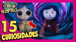 15 Curiosidades de CORALINE Y LA PUERTA SECRETA  Retro 24  Popcorn News [upl. by Annaujat]