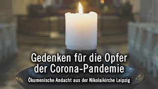 Gedenken für die Opfer der CoronaPandemie [upl. by Aloap]