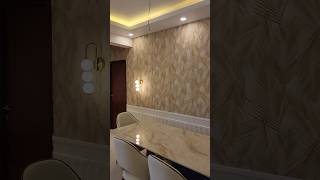 wainscoting wallpaperinstallation interiors [upl. by Alexia]