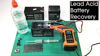 Sealed Lead Acid Battery Recovery  How to refill lead acid battery [upl. by Truc209]