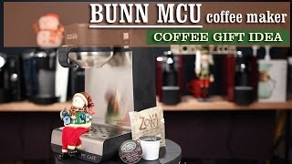 BUNN My Cafe MCU Coffee Maker KCups Ground Coffee Tea  Coffee Gifts Ideas [upl. by Ssidnac]