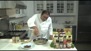 Emeril uses his KickedUp Horseradish Mustard to make Steak Diane [upl. by Adlin]