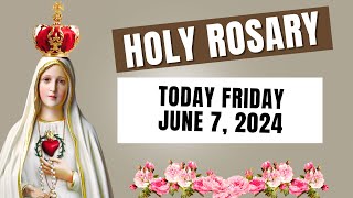 WORLD FATIMA ROSARY 🙏 Today FRIDAY June 7  2024 [upl. by Orgalim]