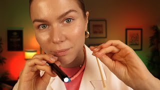 ASMR Cleaning Your Skin amp Taping  Face Examination RP [upl. by Grannie]