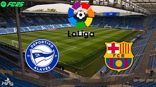 EA FC 25 l DEPORTIVO ALAVÉS vs FC BARCELONA  RESUMEN LALIGA l HIGHLIGHTS l Lewandowski amp [upl. by Ettenor]