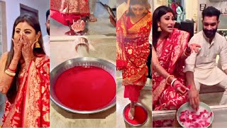 Mouni Roy Emotional Griha Pravesh And Ring Rasam Video Post Wedding Rituals [upl. by Pickens419]