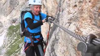 Discovery Dolomites Via Ferrata degli Alpini  Col dei Bois [upl. by Yul]