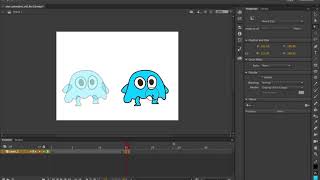 Simple character animation in Adobe Animate CC  part 02 [upl. by Yleek]