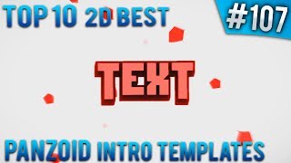 TOP 10 BEST Panzoid 2D intro templates 107 Free download [upl. by Aicirtap715]