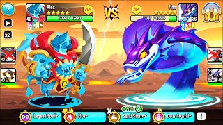 Dragon City Ravenous Extractor Dragon  NEW League Battle 400 MAX LEVEL 😱 [upl. by Avera]