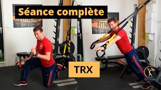 Séance complète full body avec TRX sangles de suspension [upl. by Suolkcin393]