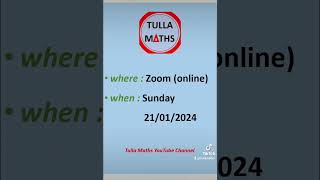 Junior Cycle Maths Mocks Revision Session maths algebra juniorcycle2024 mathematics education [upl. by Telfore215]