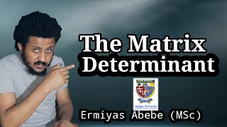 Determinant of Matrix The Matrix 3 Freshman Mathematics tutorial in amharic [upl. by Clarey206]